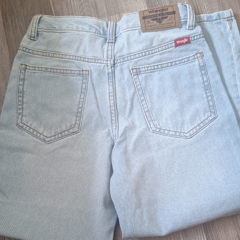 Wrangler Blue Boyfriend Jeans Casual Fit - Picture 3 of 3
